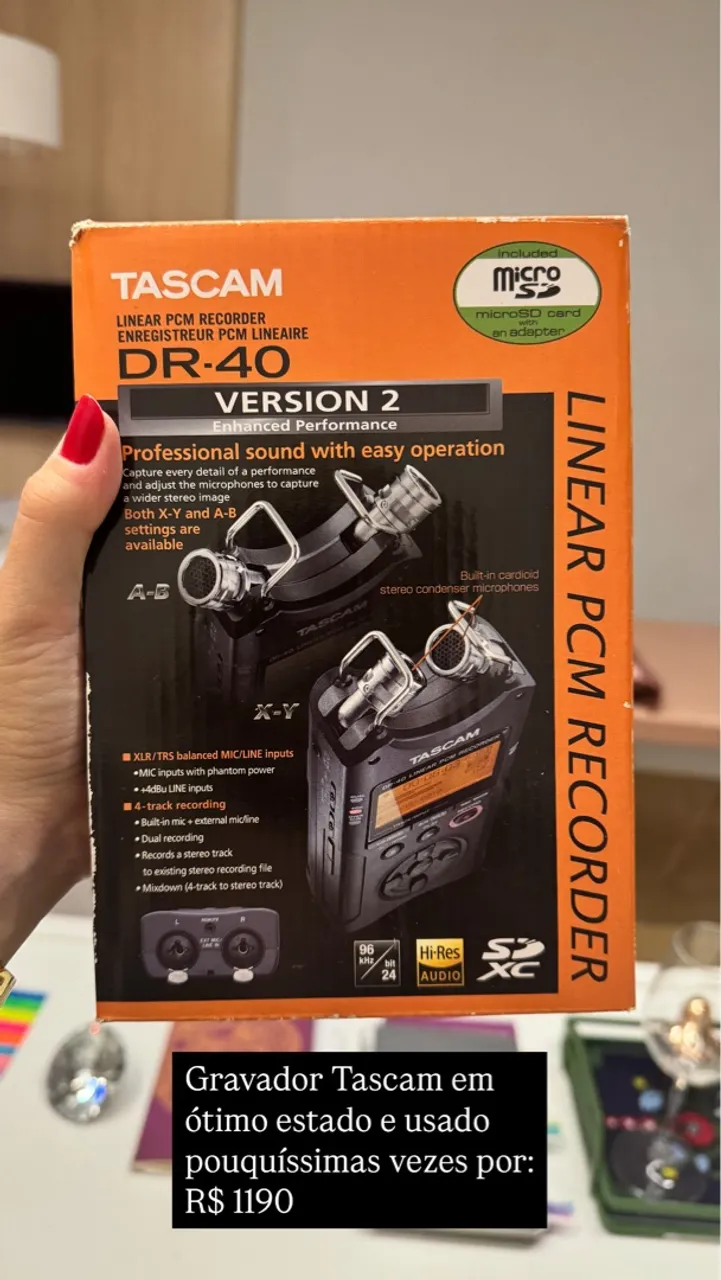 Gravador Tascam