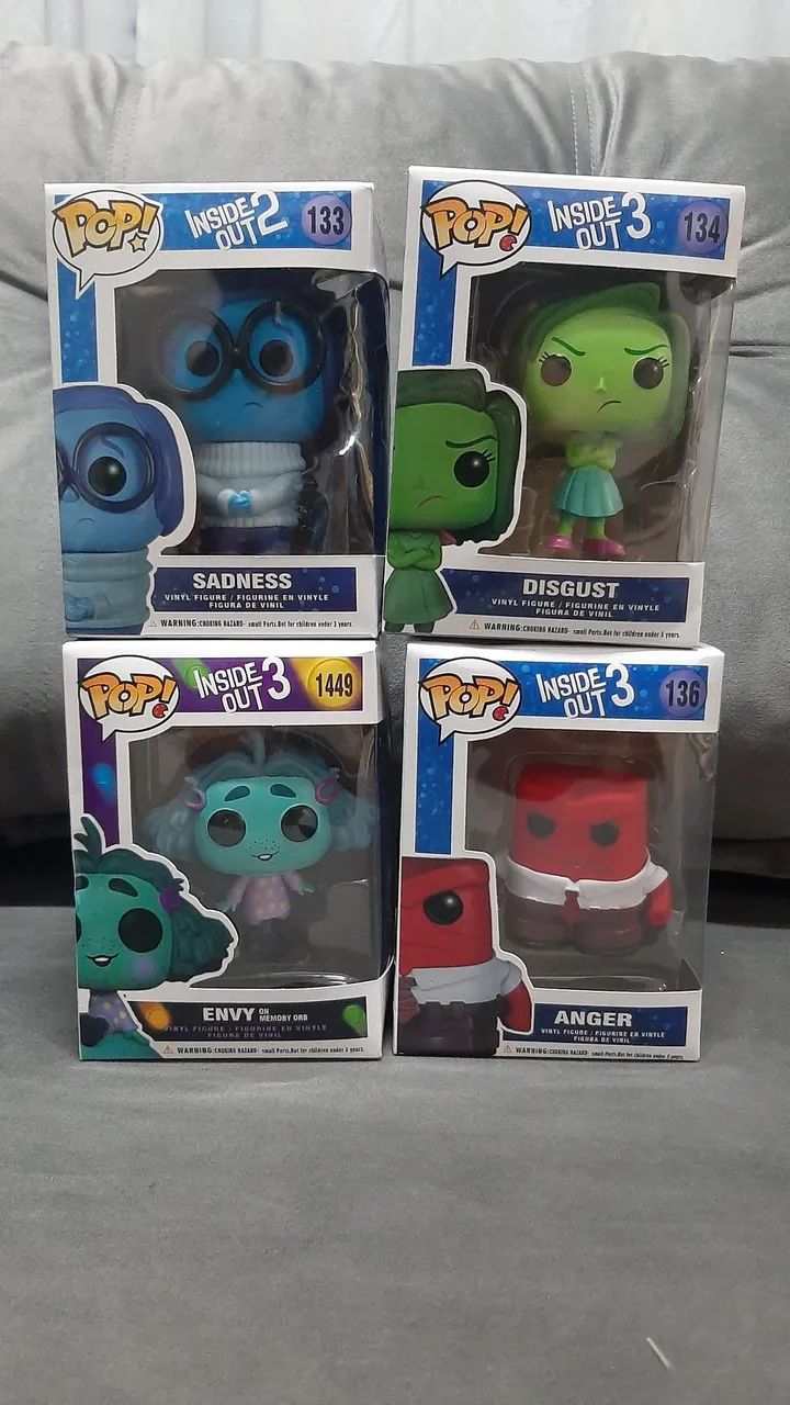 Bonecos Funko Pop Divertidamente