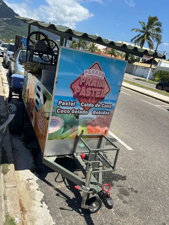 Carrinho de Cana, pastel e coco - Foto 4