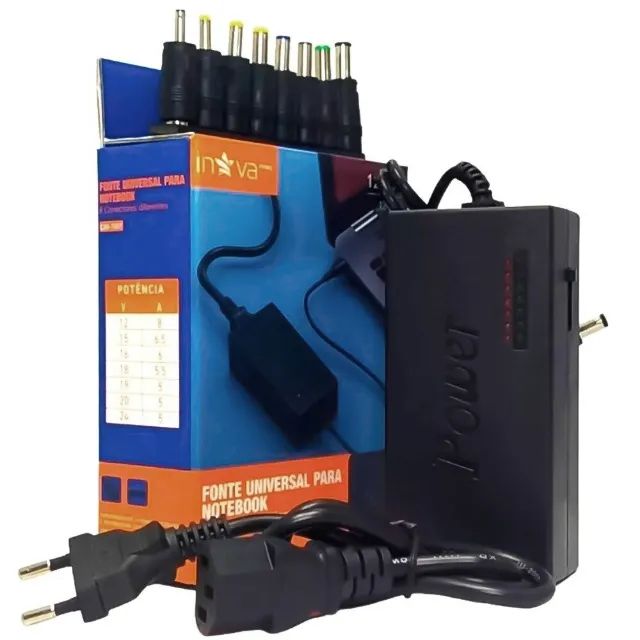 Carregador Fonte Universal Inova para Notebook/Monitor - Anápolis