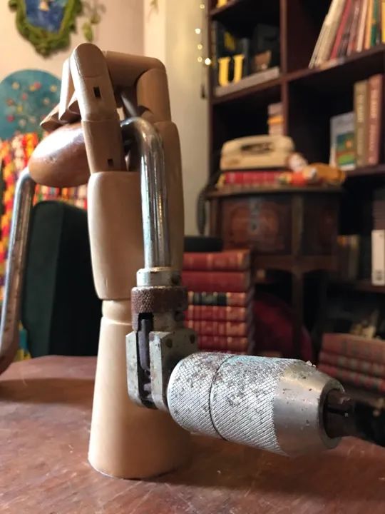 Arco de Pua ou Furadeira manual, anos 70 - Foto 3