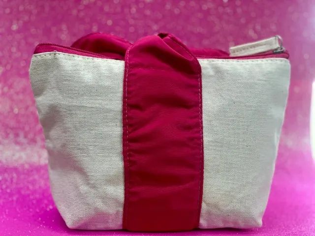 Necessaire de tecido lacinho - Foto 2