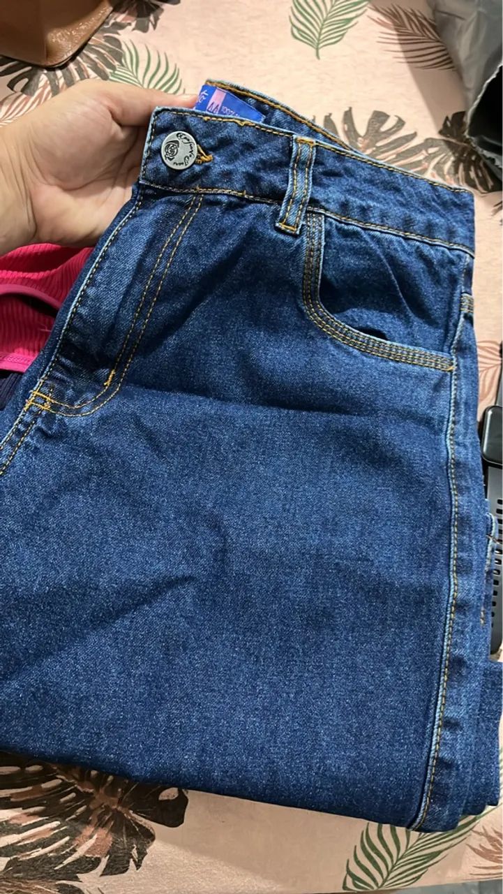 Calça Jeans Wide Leg Azul - Conforto e Estilo! - Foto 2