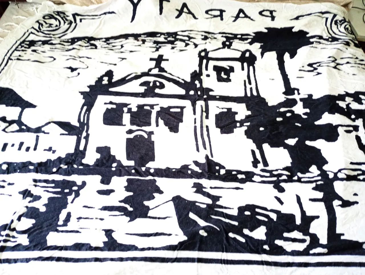 Canga de Praia estampa de Paraty 