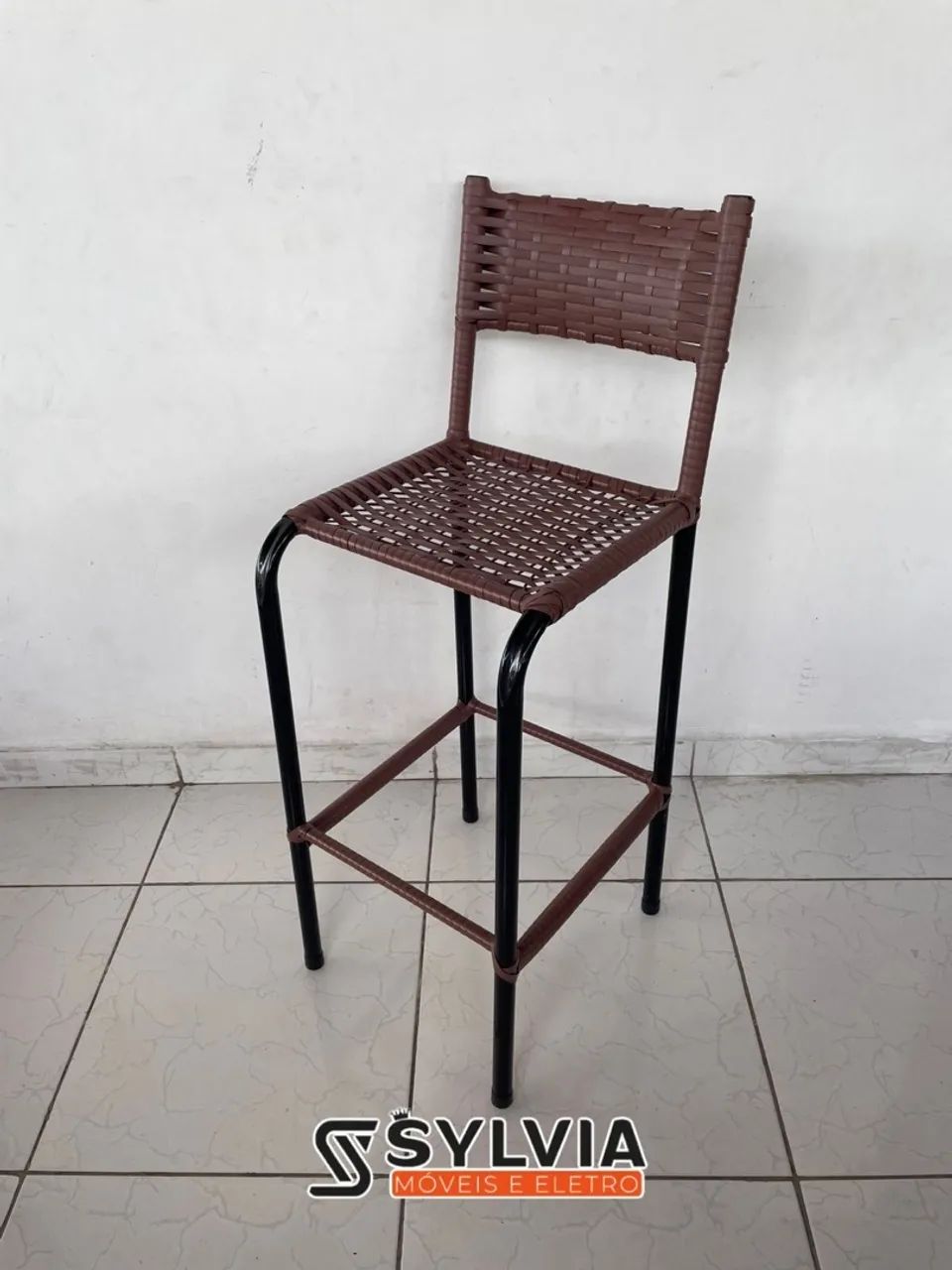 Banqueta em fibra com ferro - Foto 5