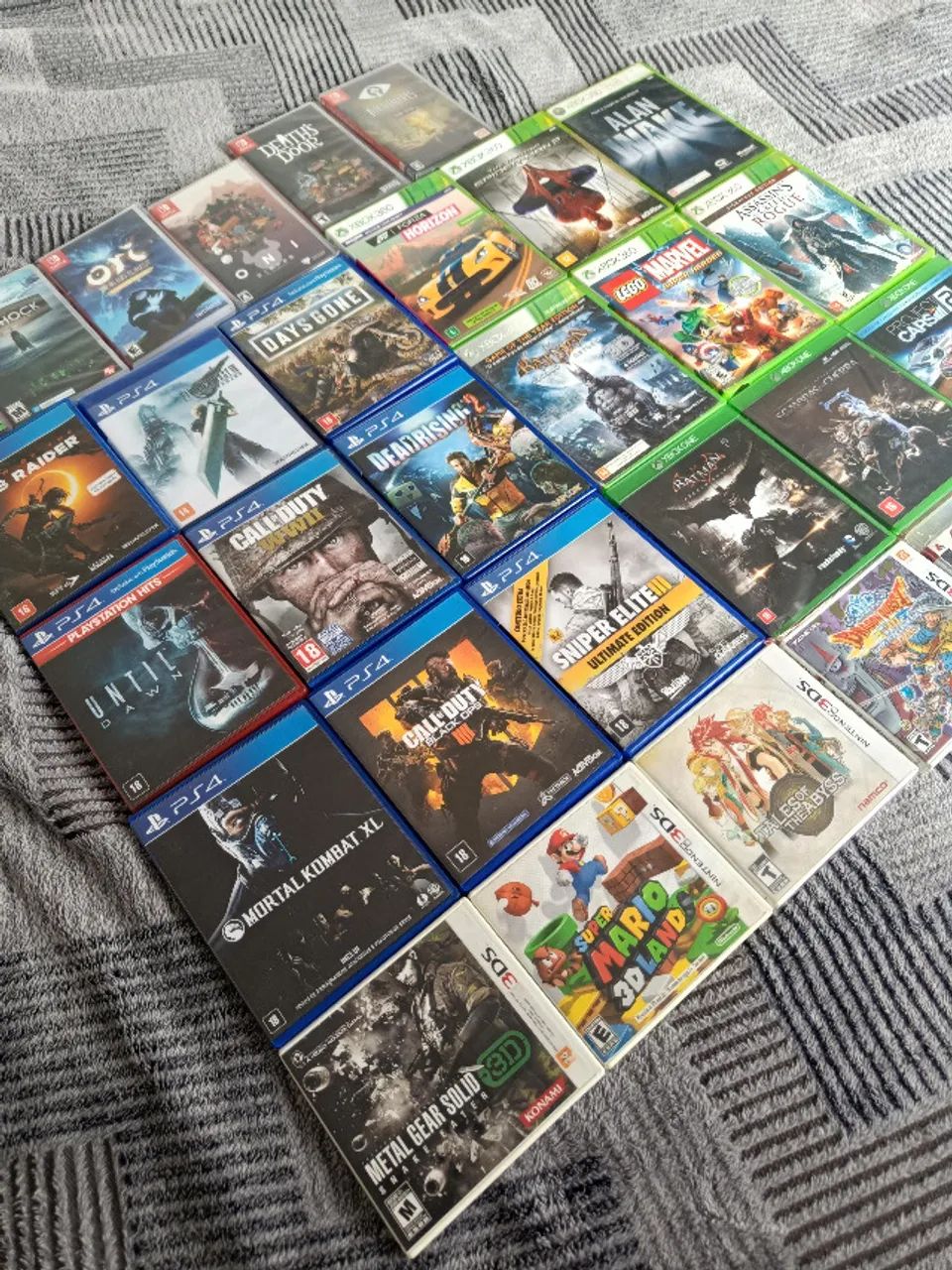 Jogos Nintendo Switch 3DS PS4 XBOX 360 One Series