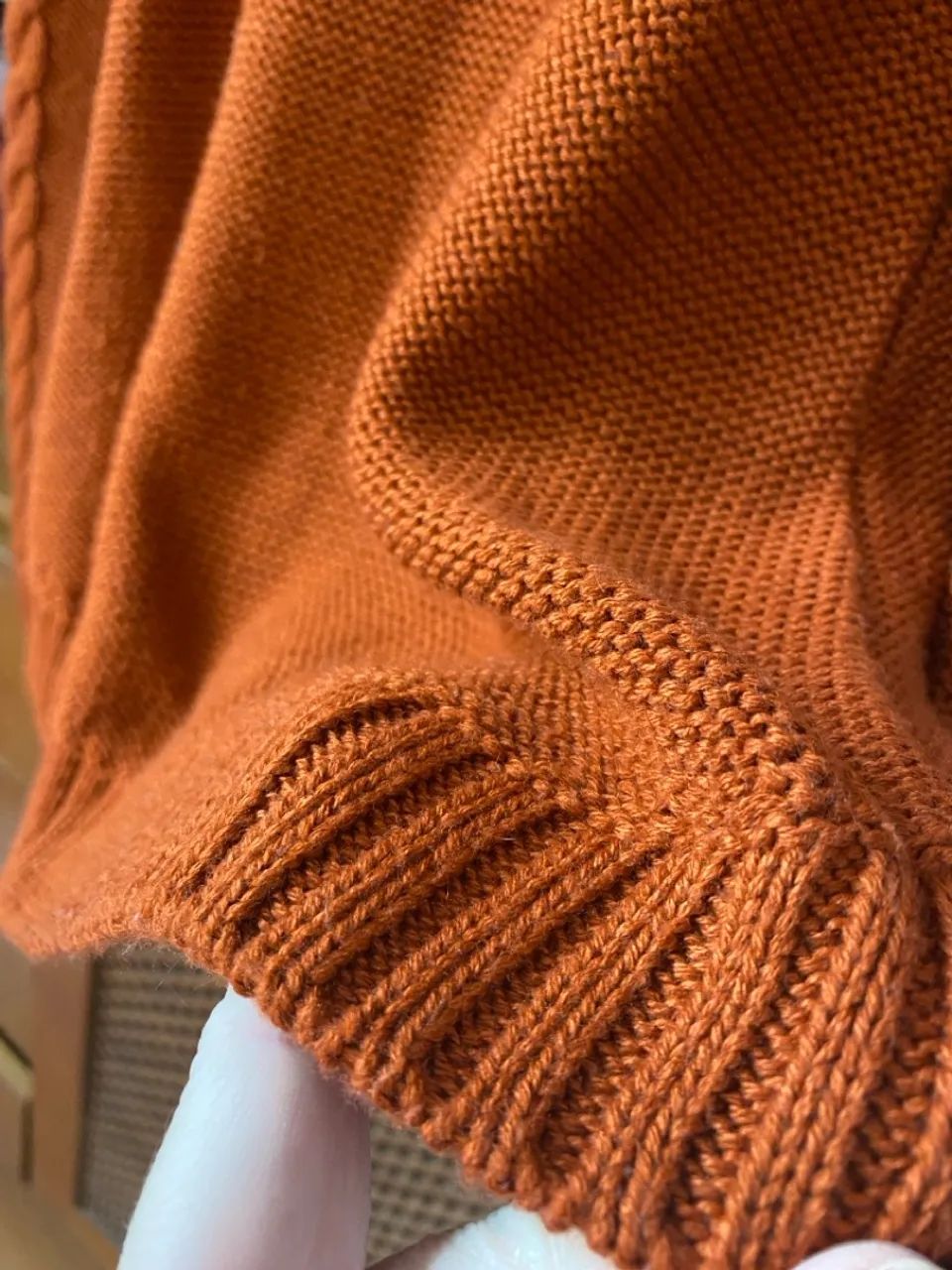 Blusa de Lã na cor Terracota P/M - Foto 4