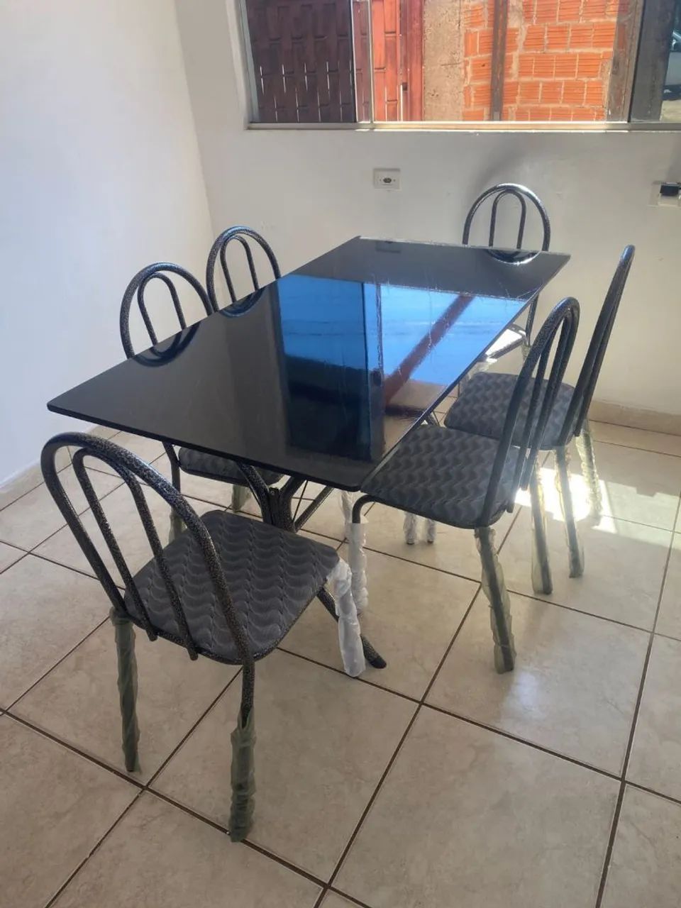 Mesa de jantar nova preço de fábrica entrego e monto - Foto 2