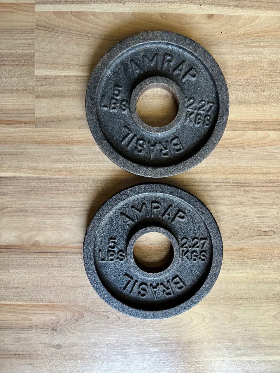 Anilhas 5 lbs ferro 