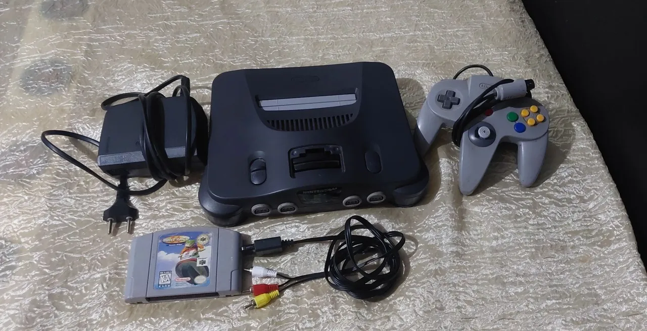 Nintendo 64 completo com jogo