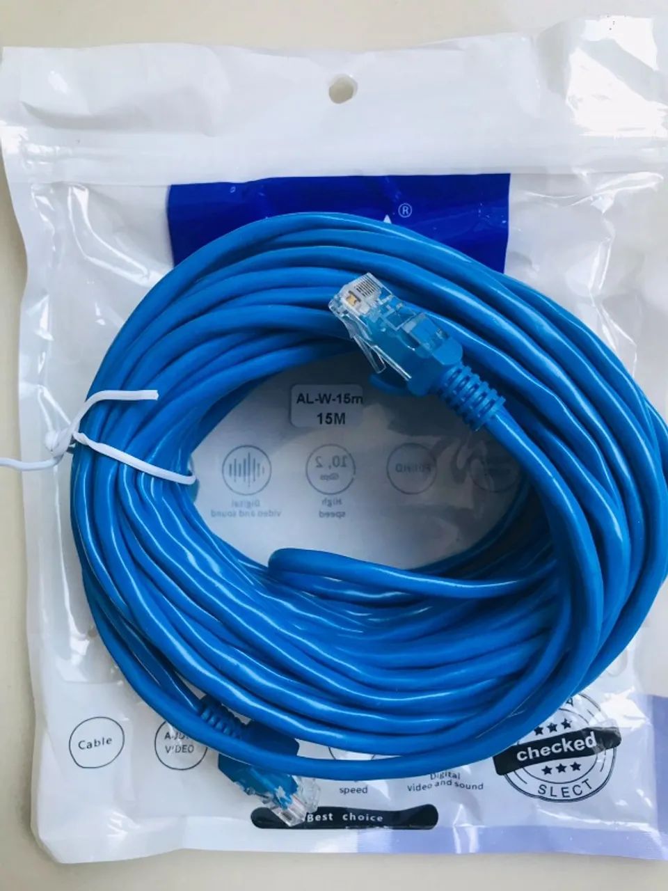 Cabo de Rede LAN Internet/Ethernet Novo (1,5m /2m /5m /10m /15m) Garantia - Foto 6