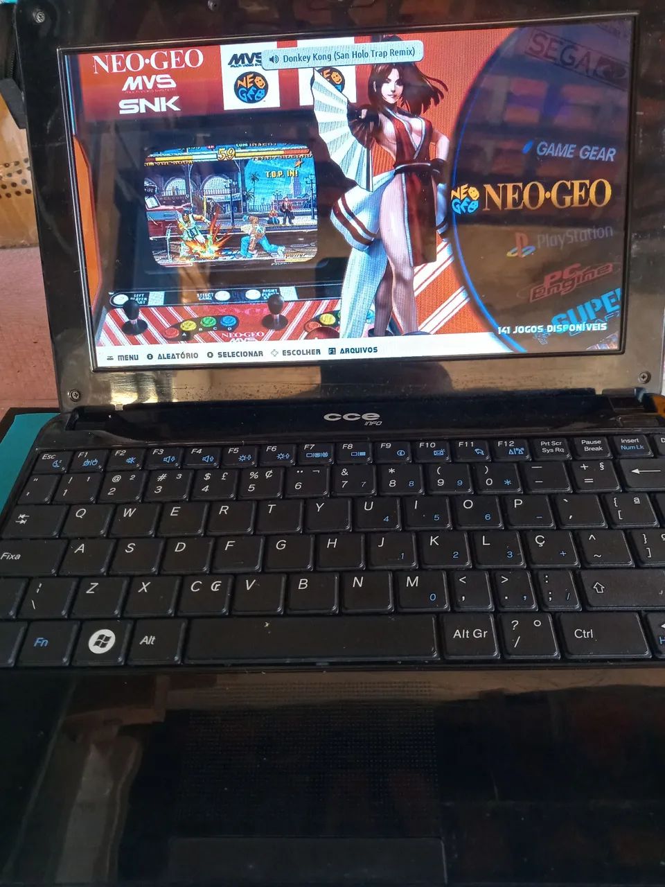 Netbooks cce info com sistema de jogos Batocera - Foto 3