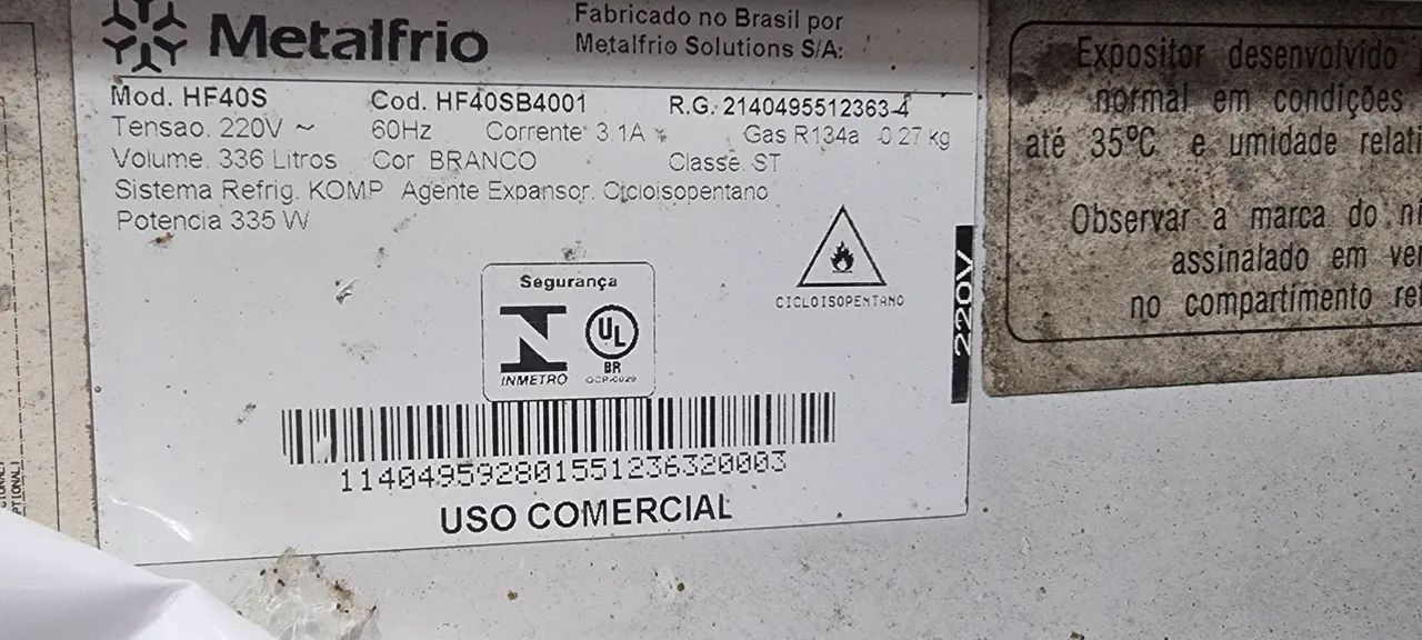 Freezer 336 litros Metal frio. - Foto 5