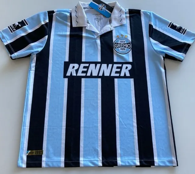CAMISA RETRÔ DO GRÊMIO - 1995 - LIBERTADORES - JARDEL