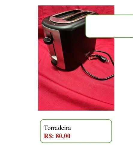 Torradeira Elétrica - Perfeita para seu café da manhã!