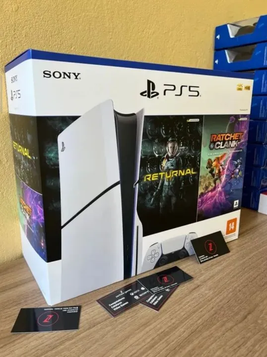 Play Station 5 Slim - PS5 - Modelo mídia Física -NF- CF1-2014
