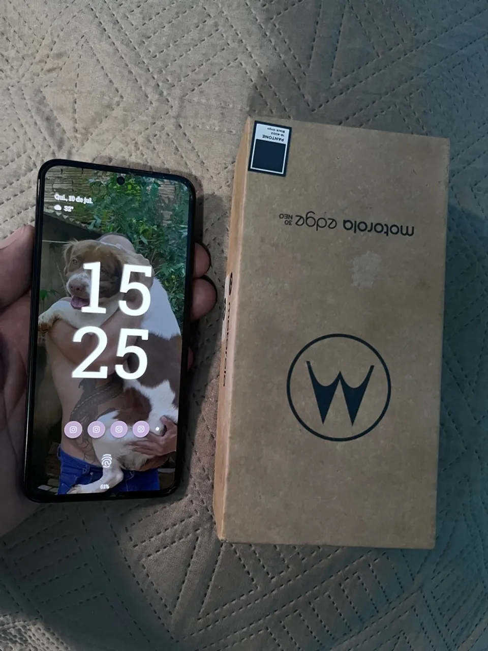 Motorola Edge 30/ 256 G de memória interna 8 G de memória RAN