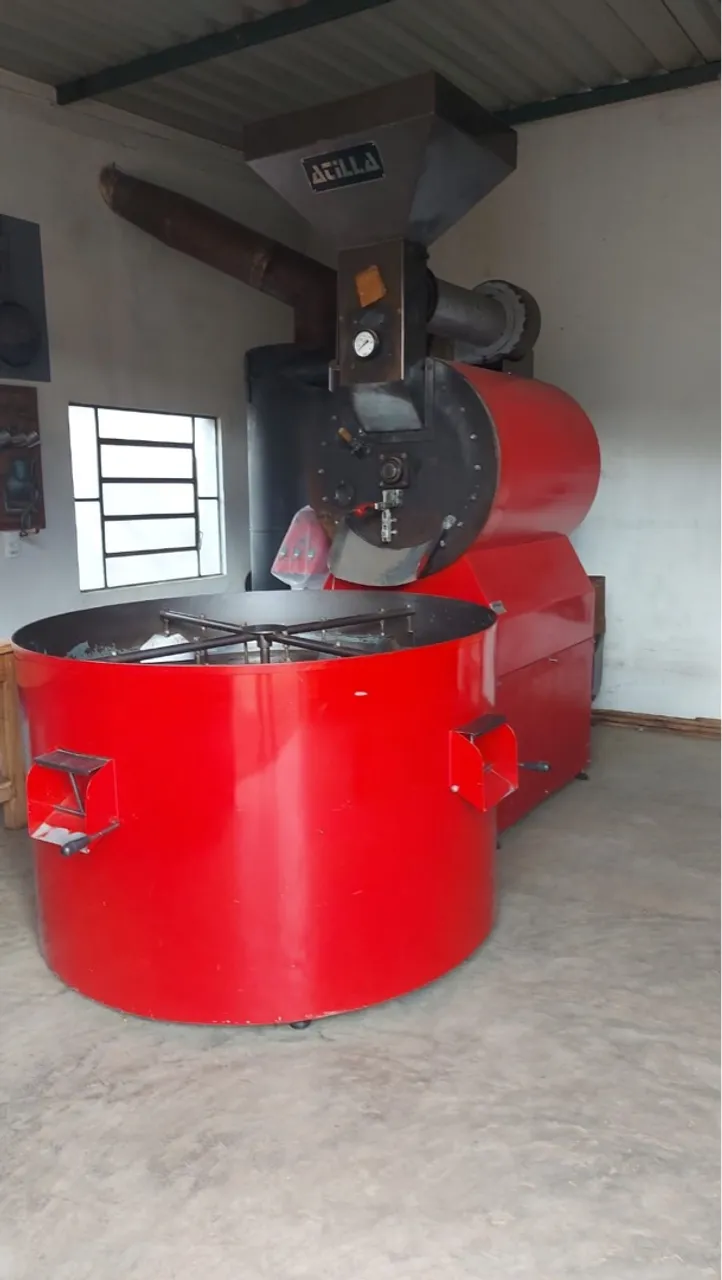Torrador de Café ATILLA 60kg + Kit Gás + Itens Extras