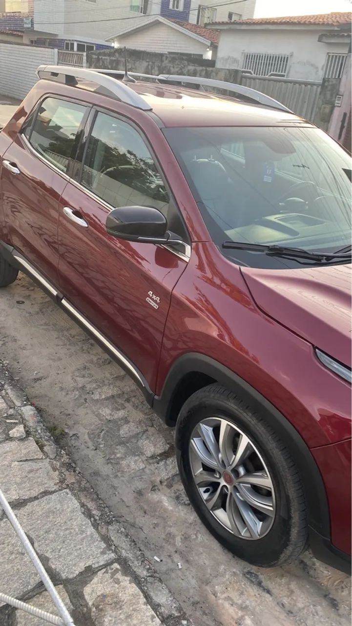 ? Fiat Toro Volcano 2.0 Diesel 4x4 AT9 2019 - Vermelha - Completa - Aceito troca! - Foto 4