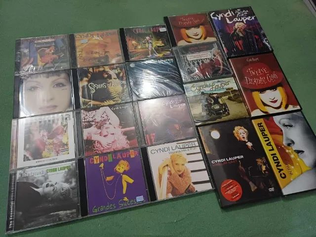 Coleção Cyndi Lauper (CDs + DVDs)