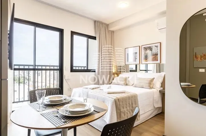 STUDIO MOBILIADO NO CENTRO DE CURITIBA PRONTO PARA MORAR OU LUCRAR NO AIRBNB