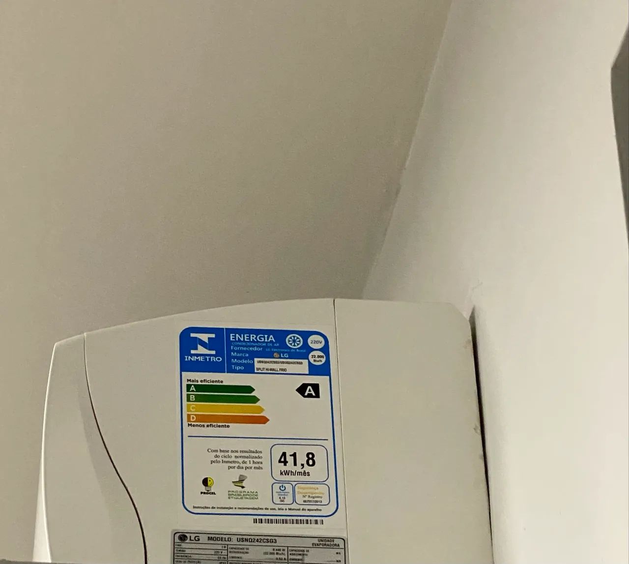 Ar condicionado LG Smart Inverter 22.000 btus - Foto 3