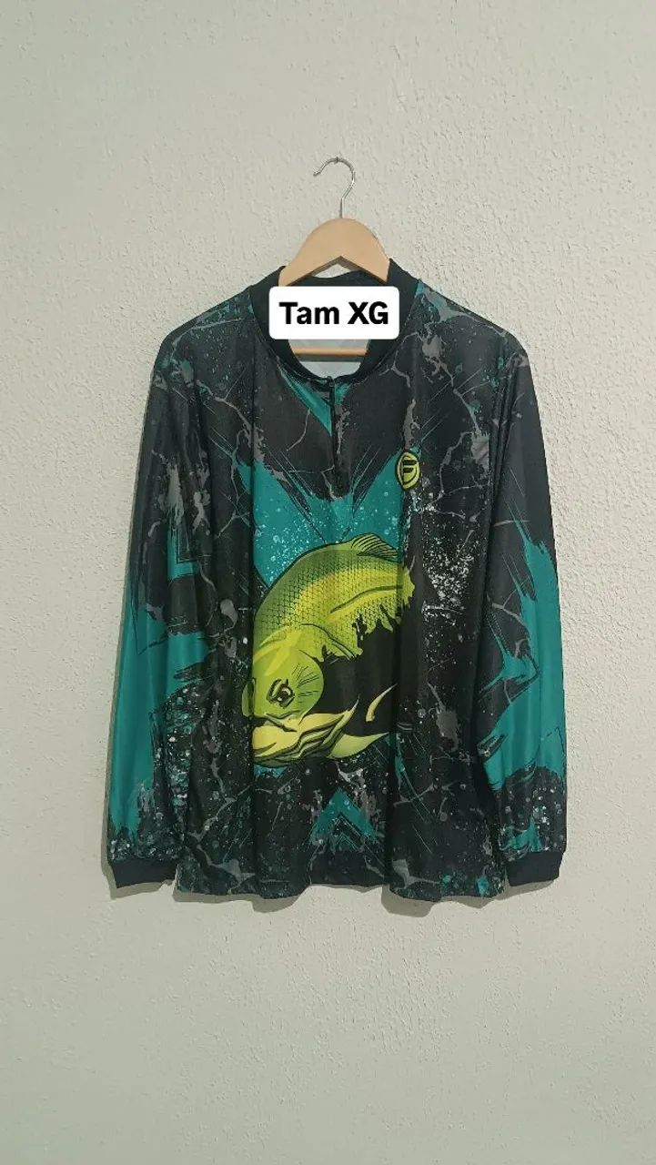 Camisa de pesca com proteção UV  - Foto 2