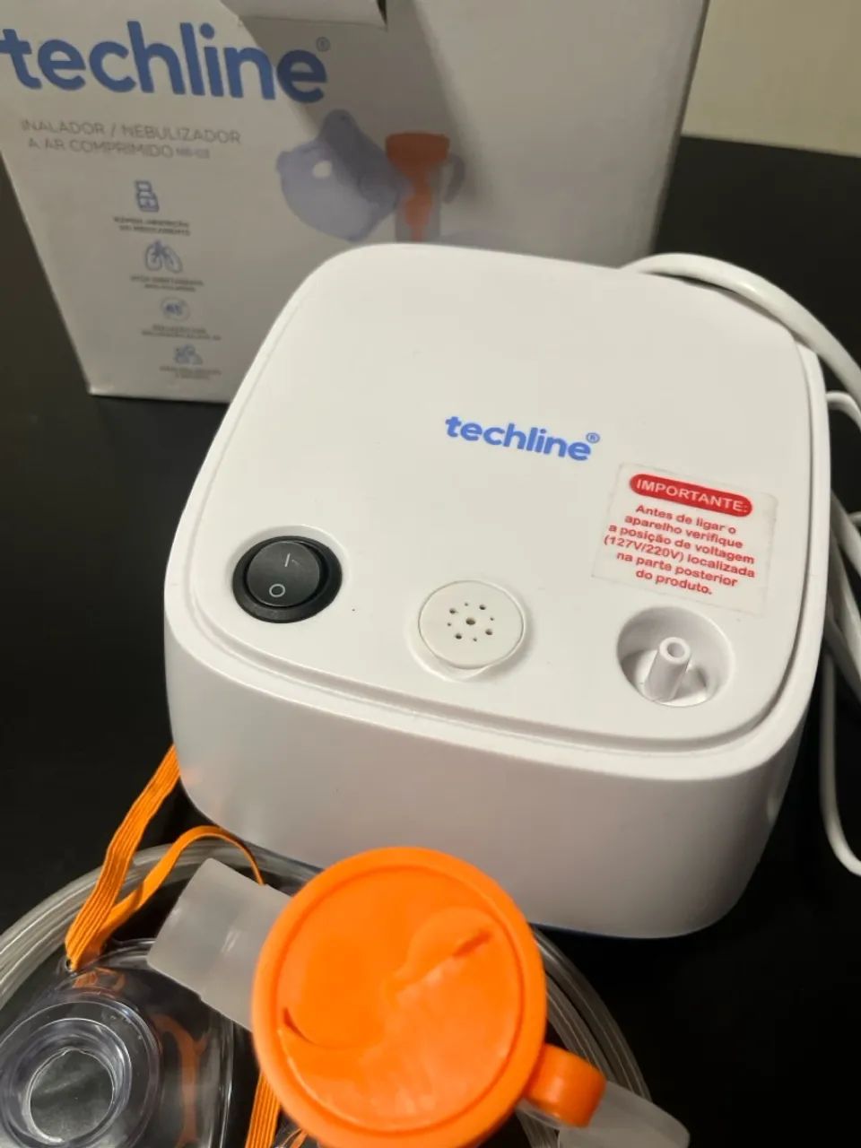 Inalador/Nebulizador Techline a Ar Comprimido