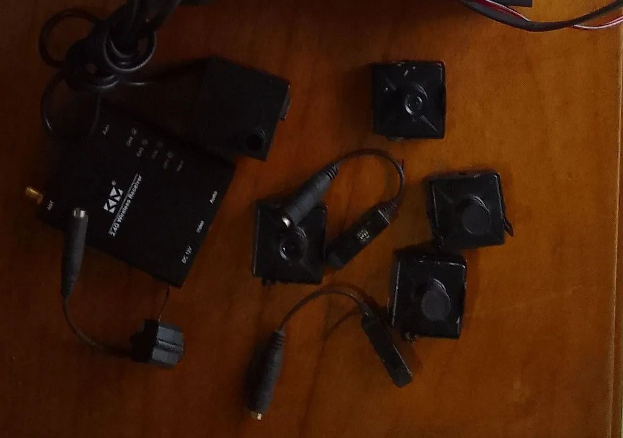 Lote de Câmeras de Segurança Wireless 2.4G Detalhes - Foto 3