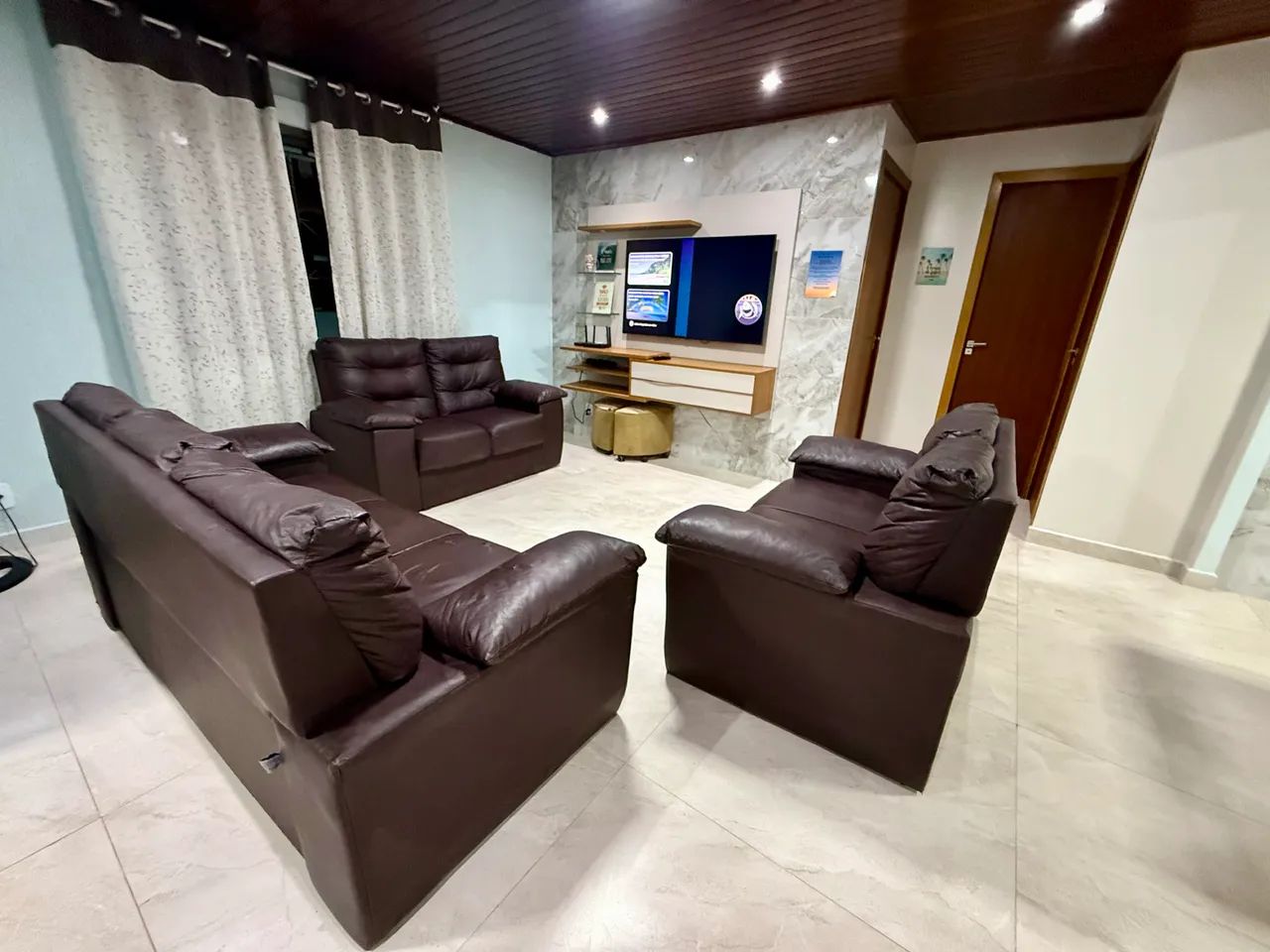 Casa perfeita, na quadra do mar, com piscina, p 10 pessoas  - Foto 6