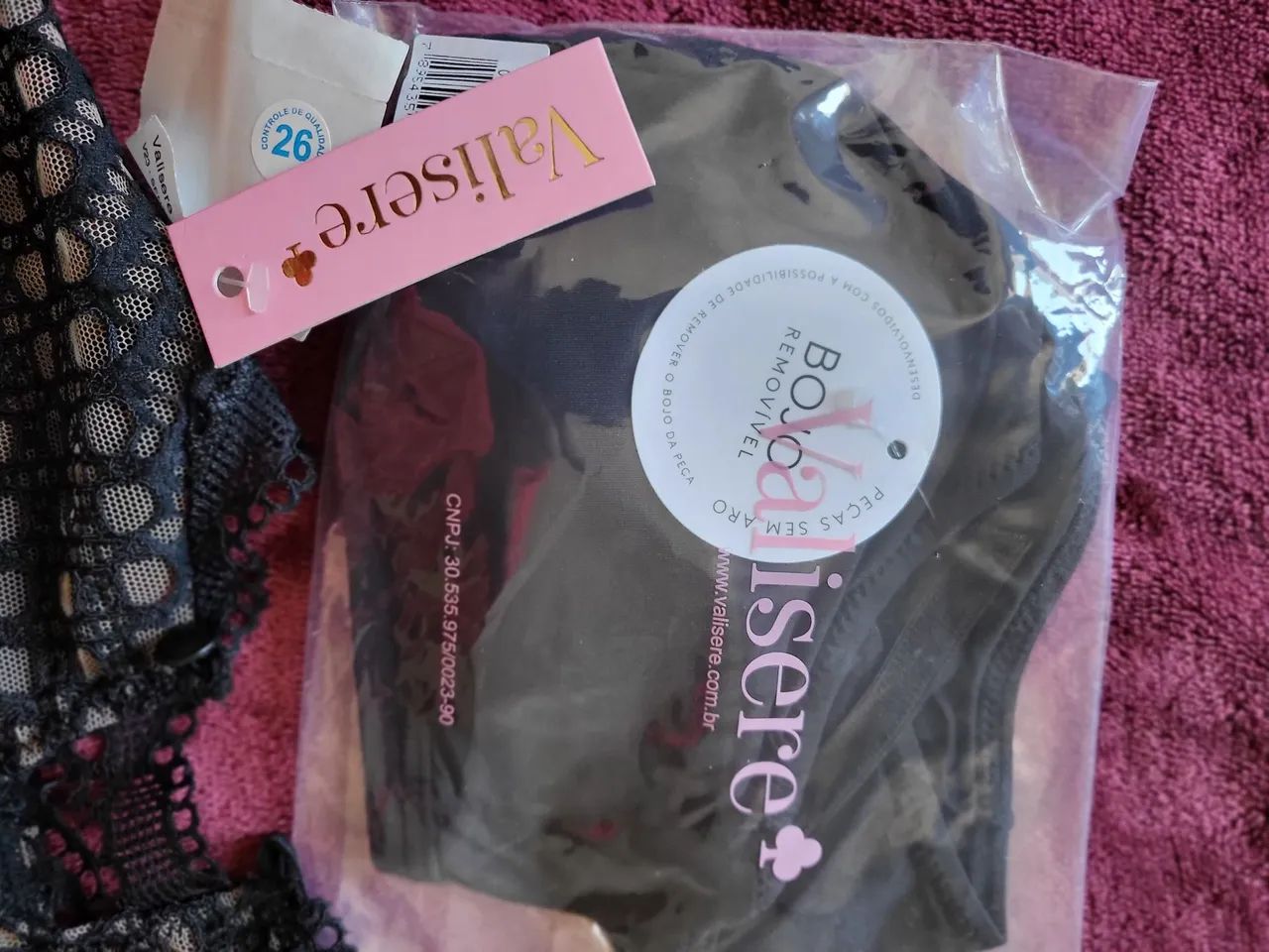 Blusa de renda preta Valisere - Foto 2