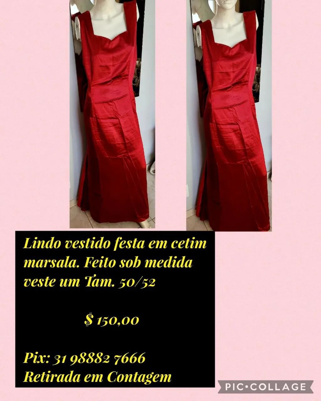 Vestido de festa plus size