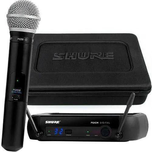 Microfone Sem Fio Shure PGXD24 PG58 Digital - Foto 2