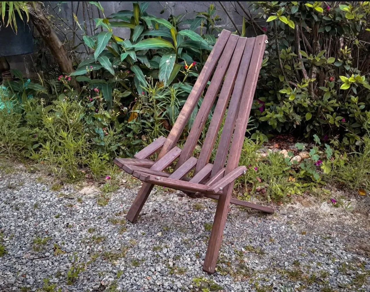 Cadeira campeira rústica