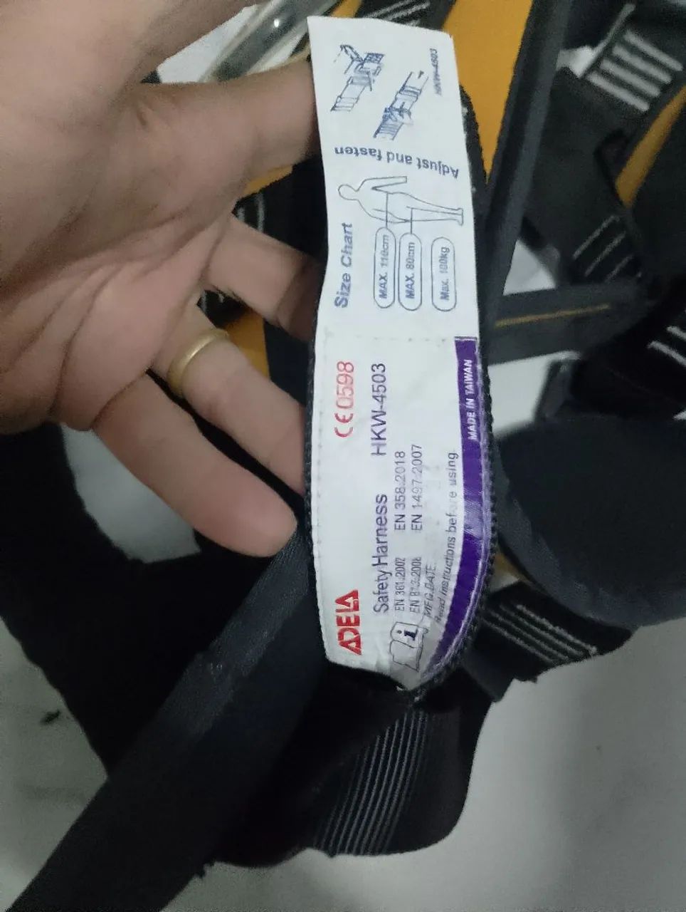 Vendo 2 Cintos paraquedista 5 pontos novos para trabalhar em altura - Foto 3