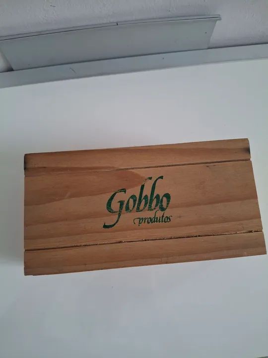 Caixa de Madeira Antiga Gobbo - Foto 3