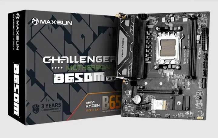 Placa mãe AM5 B650M Wi-fi Maxsun Lacrada