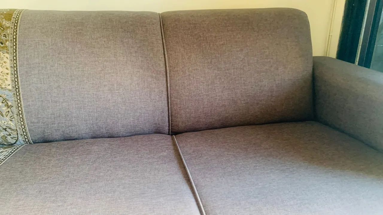 Sofá de linho com 3 lugares - Foto 3