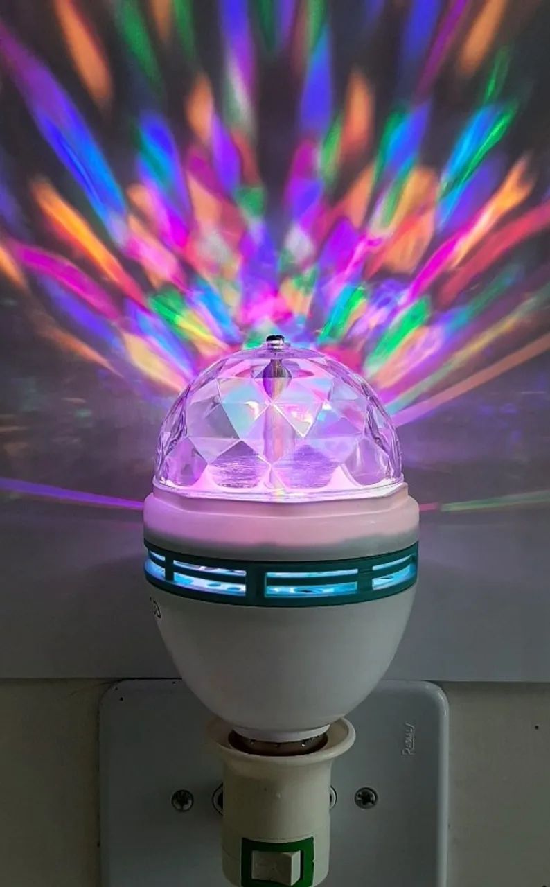Lampada giratoria multi colors !! Leds  - Foto 2