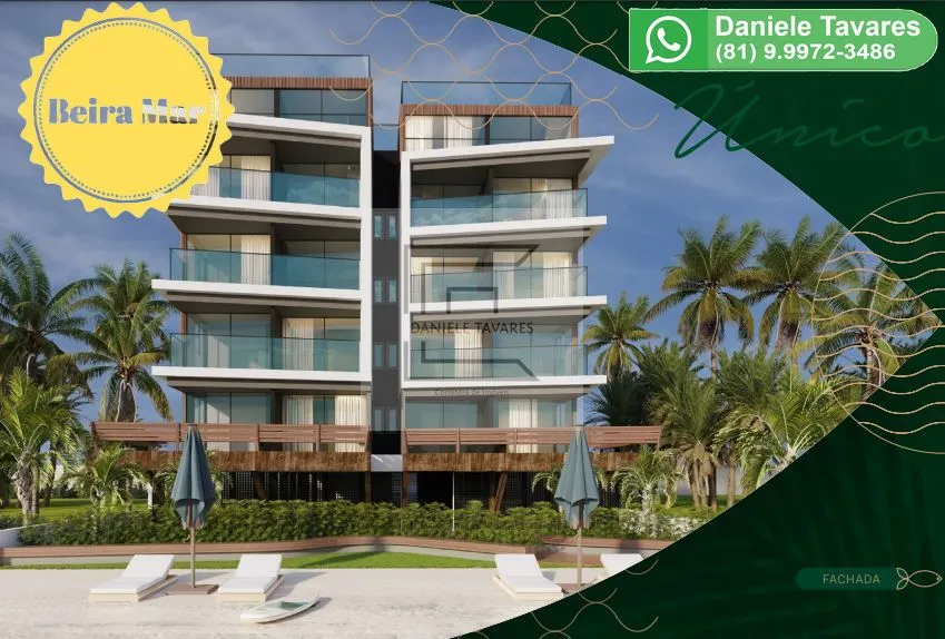 Flat em Tamandaré - Condomínio a Beira Mar