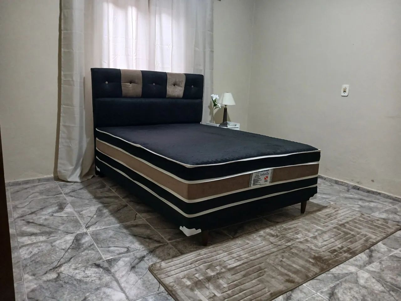 Cama Casal super confortável, nova e com garantia de fábrica. 