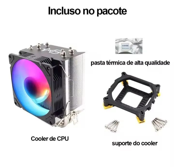 Air Cooler Argb Universal Wovibo - Foto 2