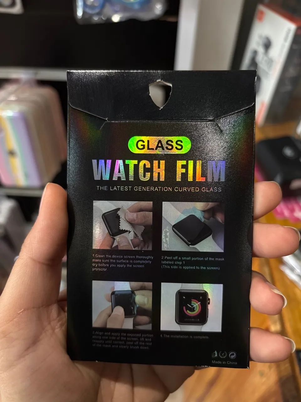 Películas de Vidro para Smartwatch - Diversos Tamanhos - Foto 3
