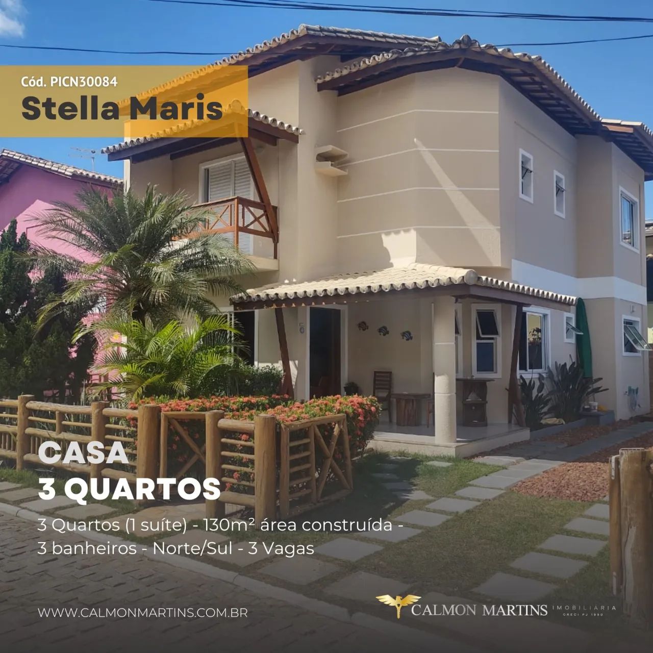Imóvel para venda com 130 ms com 3 quartos em Stella Maris - Salvador - BA