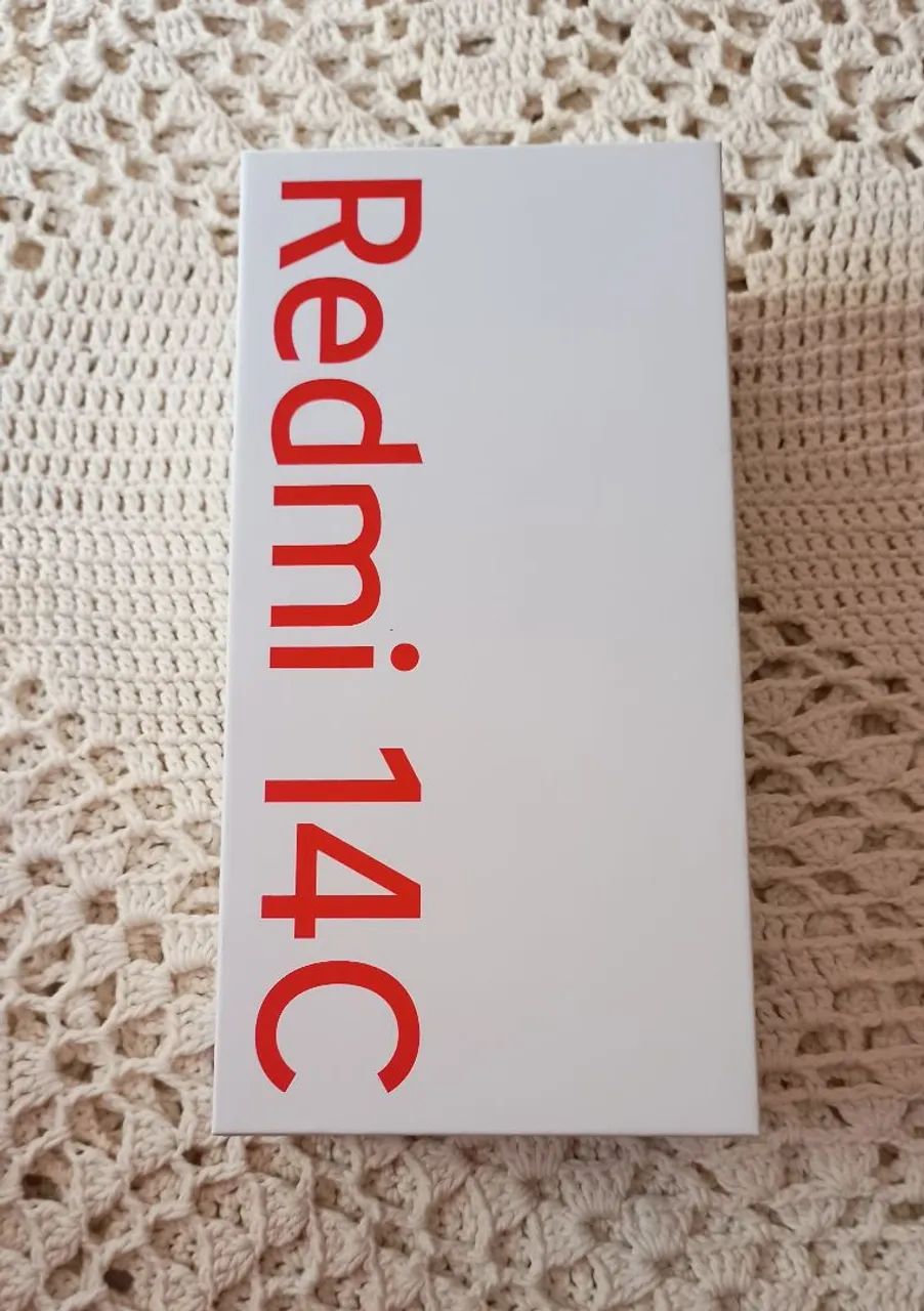 Smartphone Xiaomi Redmi 14C - Novo, Lacrado na Caixa!