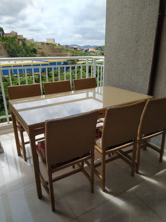 Mesa Área Externa com 6 Cadeiras - Foto 2