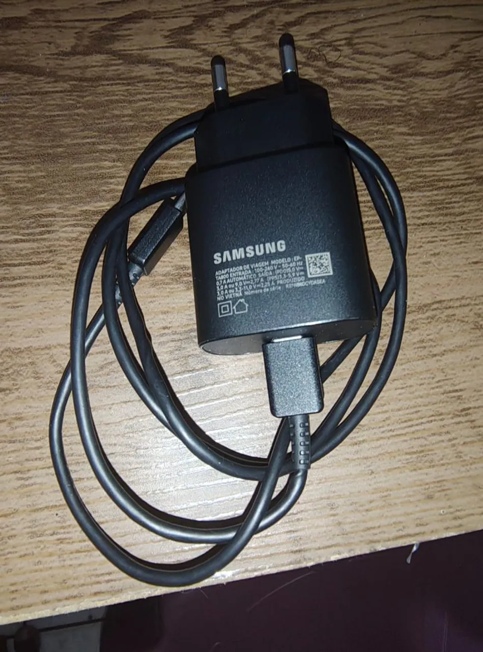 Carregador Samsung Original 25w tipo c novo