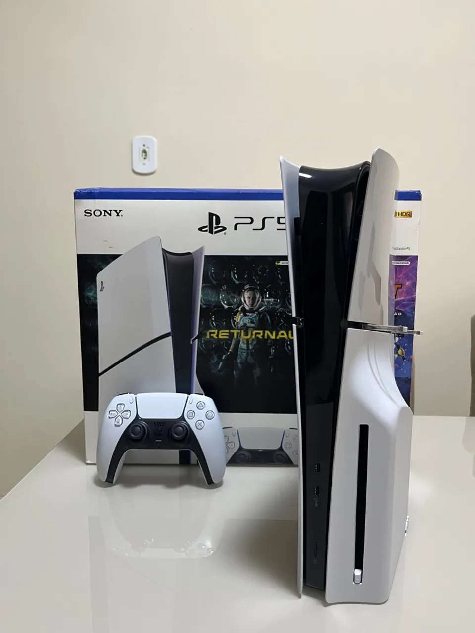 PS5 slim mídia física(nota mais garantia 7 meses)