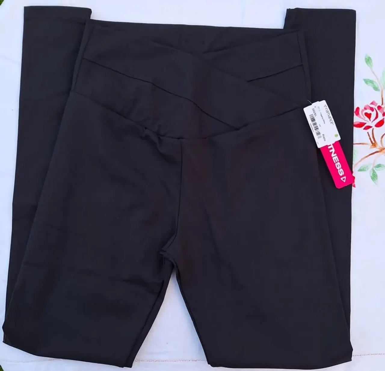 Legging Fitness Preta Romance