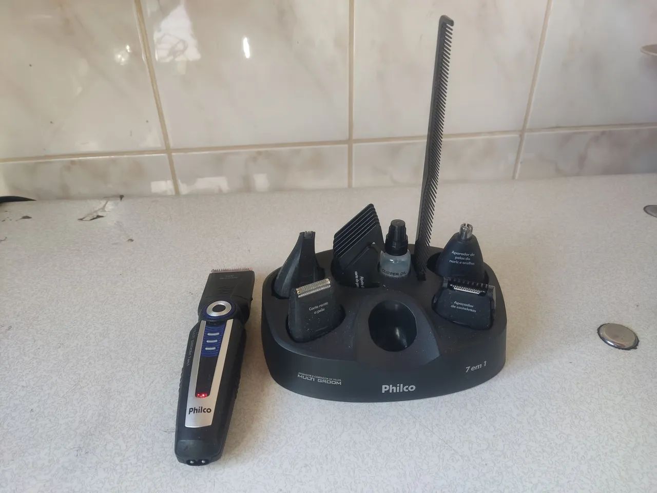 Aparador de pelos Philco 7 em 1 - DEFEITO  - Foto 2